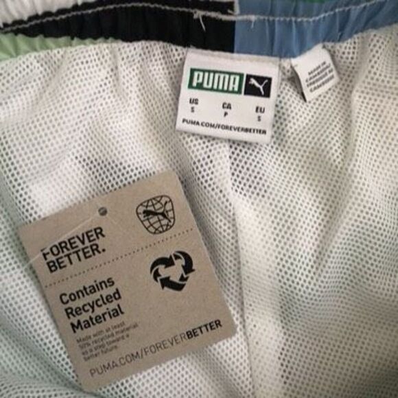 Puma Worldwide AOP Men’s Nylon Shorts Size Small - Picture 4 of 5